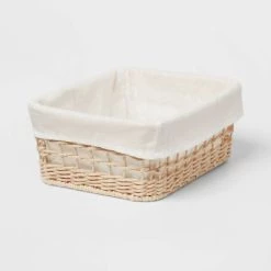 Tapered Woven Basket with Liner - Brightroom™ -Brightroom shop GUEST 0fb1f4e5 0222 49b3 bf2a 53282a25b189