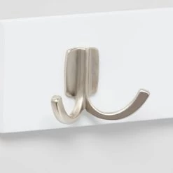 Modern Octopus 4 Hooks Rail Nickel/White - Brightroom™ -Brightroom shop GUEST 12c4ee14 8f5e 4899 8543 6a758924d6ab