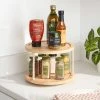 2-Tier Bamboo Lazy Susan Turntable Yellow - Brightroom™