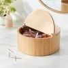 9" x 4" Circular Hinge Lid Bamboo Countertop Organizer - Brightroom™ 1 9" x 4" Circular Hinge Lid Bamboo Countertop Organizer - Brightroom™ -Brightroom shop GUEST 18ca0151 1ab3 409c 9ace e16560cc93bb