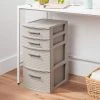 4 Drawer Weave Tower Dark Gray - Brightroom™ -Brightroom shop GUEST 19f5c352 c15e 4bd7 aeb9 7939f2a682d0