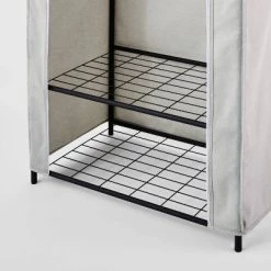 30" Double Rod Fabric Covered Wardrobe - Brightroom™ -Brightroom shop GUEST 1fb132e0 3fb6 48b0 bd18 9ca11cd199bf
