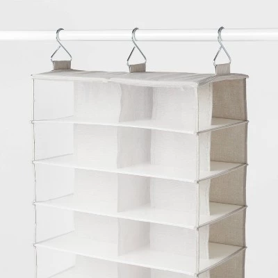 XL Mesh Hanging Shoe Organizer Gray - Brightroom™ 4 XL Mesh Hanging Shoe Organizer Gray - Brightroom™ - Image 2