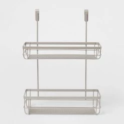 Over the Cabinet Tiered Storage - Brightroom™ Matte White -Brightroom shop GUEST 34e63239 46f9 447b 8555 c41fee2b4f25