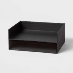 Canvas Letter Tray Organization Set of 2 - Brightroom™ Gray -Brightroom shop GUEST 370cf235 ab8a 4f52 9860 e6bdd26cc621