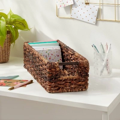 Woven Abaca Media Bin - Brightroom™ 3 Woven Abaca Media Bin - Brightroom™