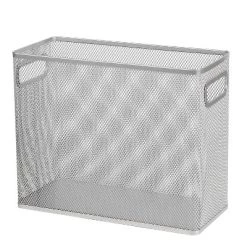 Mesh Hanging File Box Silver - Brightroom™