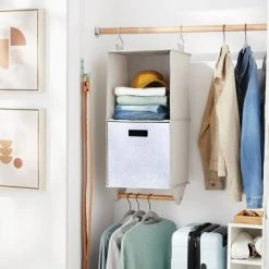 Two Shelf Hanging Closet with Hanging Rod - Brightroom™ -Brightroom shop GUEST 419cd4d6 edaf 49ae 8a21 b3509e01aeb6