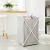 Folding X-Frame Hamper Matte White - Brightroom™ -Brightroom shop GUEST 4afea04a 44df 4b09 9eea 93b3d6d9e19c