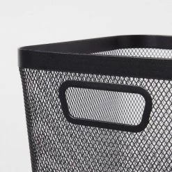 Metal Mesh Bin Black - Brightroom™ -Brightroom shop GUEST 50b55205 aef7 4570 98fd 2cb37f620ad6