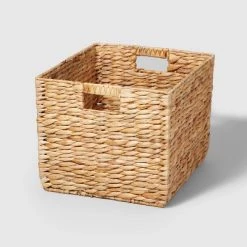 Woven Water Hyacinth Milk Crate - Brightroom™ -Brightroom shop GUEST 5108b3bd 325d 4bd3 beb8 f48ab7a835d7
