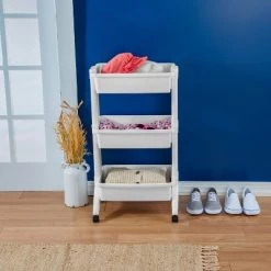 3 Tier Utility Cart White - Brightroom™ -Brightroom shop GUEST 69c19986 15bb 4ed3 8177 5f0091d0f797