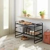 2 Tier Shoe Rack Metal Mesh - Brightroom™ Black -Brightroom shop GUEST 6dc44bf3 021f 4354 856c 1d59188a2193