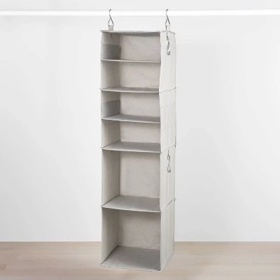 Hanging Fabric Storage Organizer Gray - Brightroom™ 8 Hanging Fabric Storage Organizer Gray - Brightroom™ - Image 6