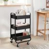 3 Tier Metal Utility Cart - Brightroom™ Black -Brightroom shop GUEST 7b7c9601 8274 4b81 9386 cb38b747b003