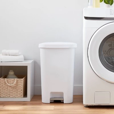 11.9gal Step Trash Can White - Brightroom™ 3 11.9gal Step Trash Can White - Brightroom™