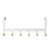 Mixed Material Over The Door 6 Hooks Rail Matte White - Brightroom™ -Brightroom shop GUEST 8cbed083 e2f5 4931 842a d58fc357950d