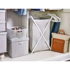 Folding X-Frame Hamper Matte White - Brightroom™ -Brightroom shop GUEST 8fb31914 a6c0 47c8 8645 afc1516d8a52