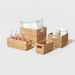Woven Water Hyacinth Rectangular Basket - Brightroom™ -Brightroom shop GUEST 9365bfe9 dbd8 490b ac54 8d2b5765ece7