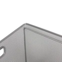 Mesh Crate File Box 10"x14"x 13.25" Silver - Brightroom™ -Brightroom shop GUEST 9e04effa dde7 4772 9f15 4d3fa1725f20