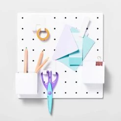 Pegboard Set White - Brightroom™ 8 Pegboard Set White - Brightroom™ -Brightroom shop GUEST a4fc5809 3df2 42a0 b799 373b9bbb90b7