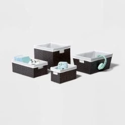 16" x 9" x 6" Lined Woven Media Bin Black - Brightroom™ 7 16" x 9" x 6" Lined Woven Media Bin Black - Brightroom™ -Brightroom shop GUEST ac4ff65f f7b2 48fa aa42 7459f63d7c52