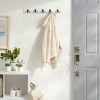 Modern Octopus 5 Rail Matte Black Hooks White - Brightroom™ -Brightroom shop GUEST b76d50a5 ad96 4bd6 b882 6fa55c94afa8