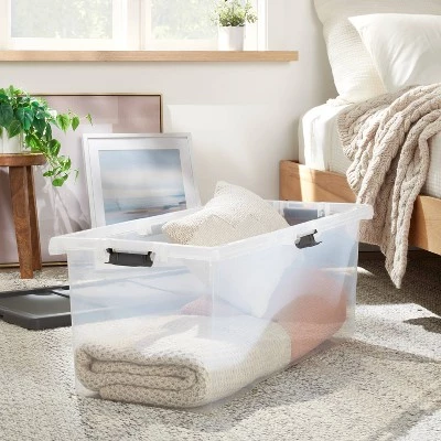 Extra Large Latching Clear Storage Box - Brightroom™ 3 Extra Large Latching Clear Storage Box - Brightroom™