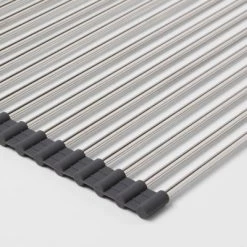 Over the Sink (Roll Away) Dish Drainer Silver - Brightroom™ -Brightroom shop GUEST c319593c 83e3 4fce 9737 6b37e6c8f050