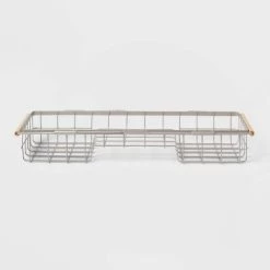 Metal Bathtub Caddy with Wood Handles - Brightroom™ Matte Black -Brightroom shop GUEST c36f2fab 3b86 43c7 b0dd 3a35c275f20c