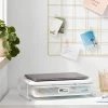 Mesh Monitor Stand with Drawer White - Brightroom™ -Brightroom shop GUEST c78394b3 0876 4339 8bf0 c0a38d1a1ee6