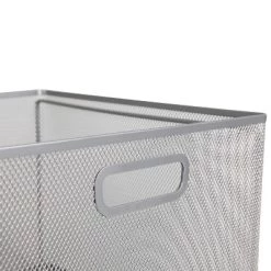 Mesh Crate File Box 10"x14"x 13.25" Silver - Brightroom™ -Brightroom shop GUEST d4969ebd 4b54 4f1c ade5 48f91a2d8455