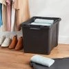 19gal Large Latching Storage Tote Black - Brightroom™ -Brightroom shop GUEST dc2001c8 760f 4073 ac74 665525b0821d