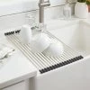 Over the Sink (Roll Away) Dish Drainer Silver - Brightroom™