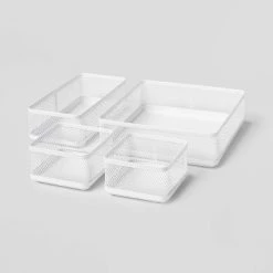 Mesh Desk Organizer White - Brightroom™ -Brightroom shop GUEST e54c46ea 759e 48b7 8c6f 49f7329aef9a