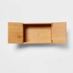 6" x 9" x 4" Rectangular Hinge Lid Bamboo Countertop Organizer - Brightroom™ -Brightroom shop GUEST e6be31c7 8073 42f8 8837 a7a5becf1db8
