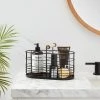 Divided Wire Basket with Wood Handle Black - Brightroom™ -Brightroom shop GUEST ec6ac29d 2874 40e8 b27a d339a1a59f7b