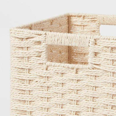 Twisted Paper Rope Basket - Brightroom™ 4 Twisted Paper Rope Basket - Brightroom™ - Image 2