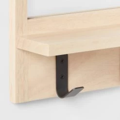 Wood Entryway Organizer with Mirror Light Wood - Brightroom™ -Brightroom shop GUEST f0d43cd4 141f 4a2e a675 f78565baee60