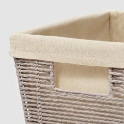 16" x 9" x 6" Woven Twisted Paper Rope Media Basket Gray - Brightroom™ 6 16" x 9" x 6" Woven Twisted Paper Rope Media Basket Gray - Brightroom™ -Brightroom shop GUEST f44dd5aa bcfc 4754 854c cd52e202a572